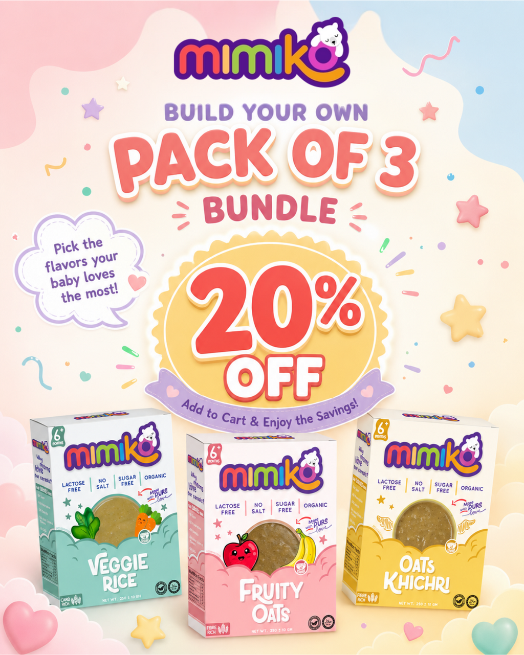 Pack of 3 - Any Flavour