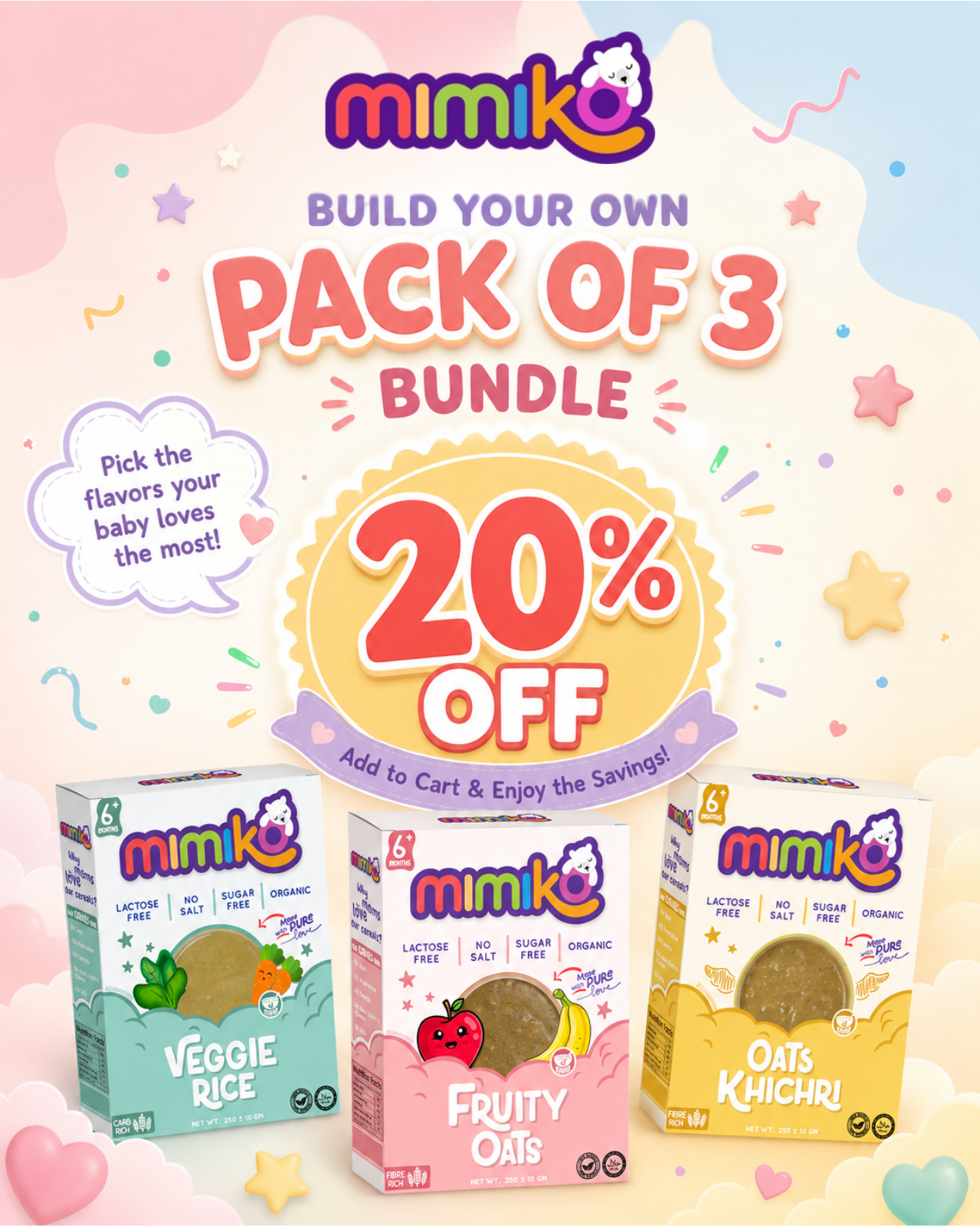Pack of 3 - Any Flavour